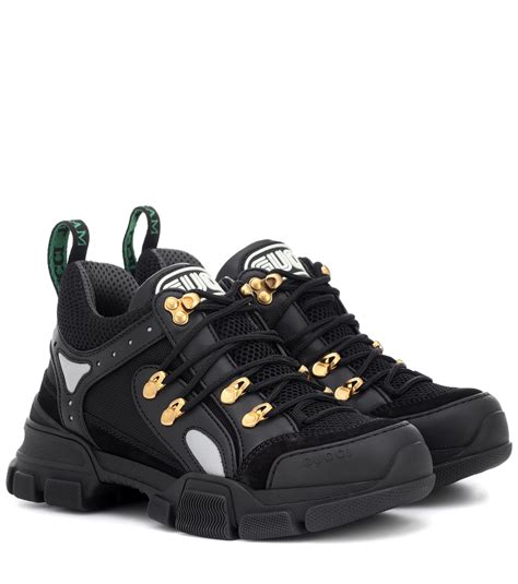 gucci flashtrek sneakers black|flashtrek gucci sneakers with swimsuit.